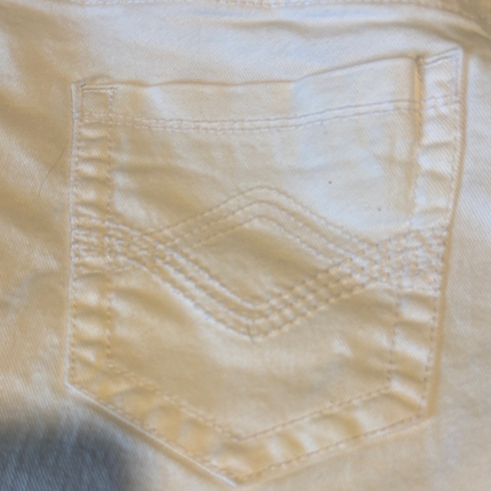 Lane Bryant White Denim Short Shorts - Picture 9 of 12